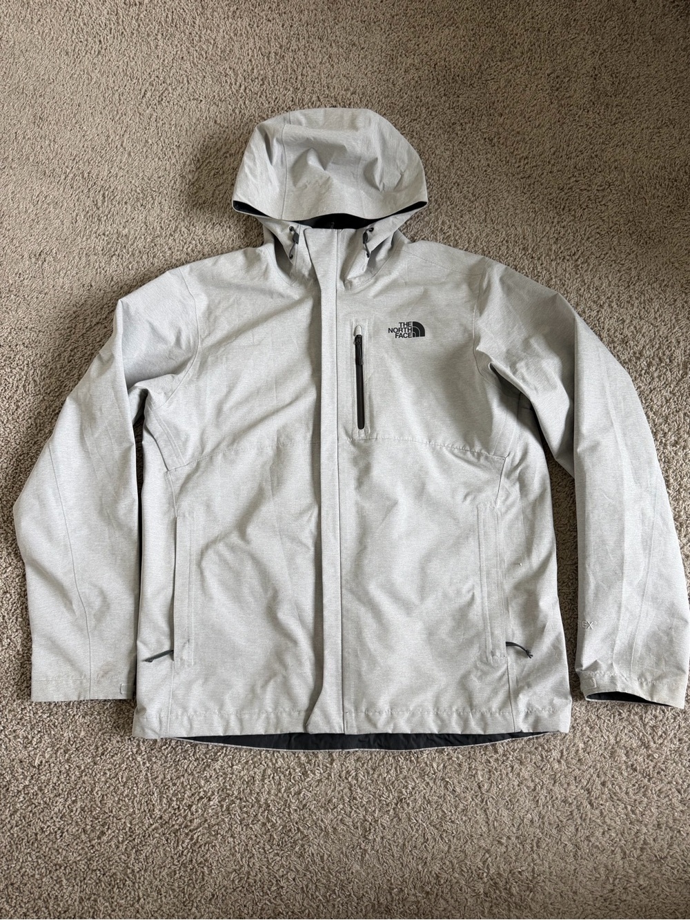 The North Face Goretex Front Zip Hooded Performance Jacket